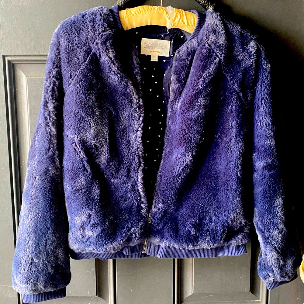 Gymboree girls fluffy winter coat size 14.